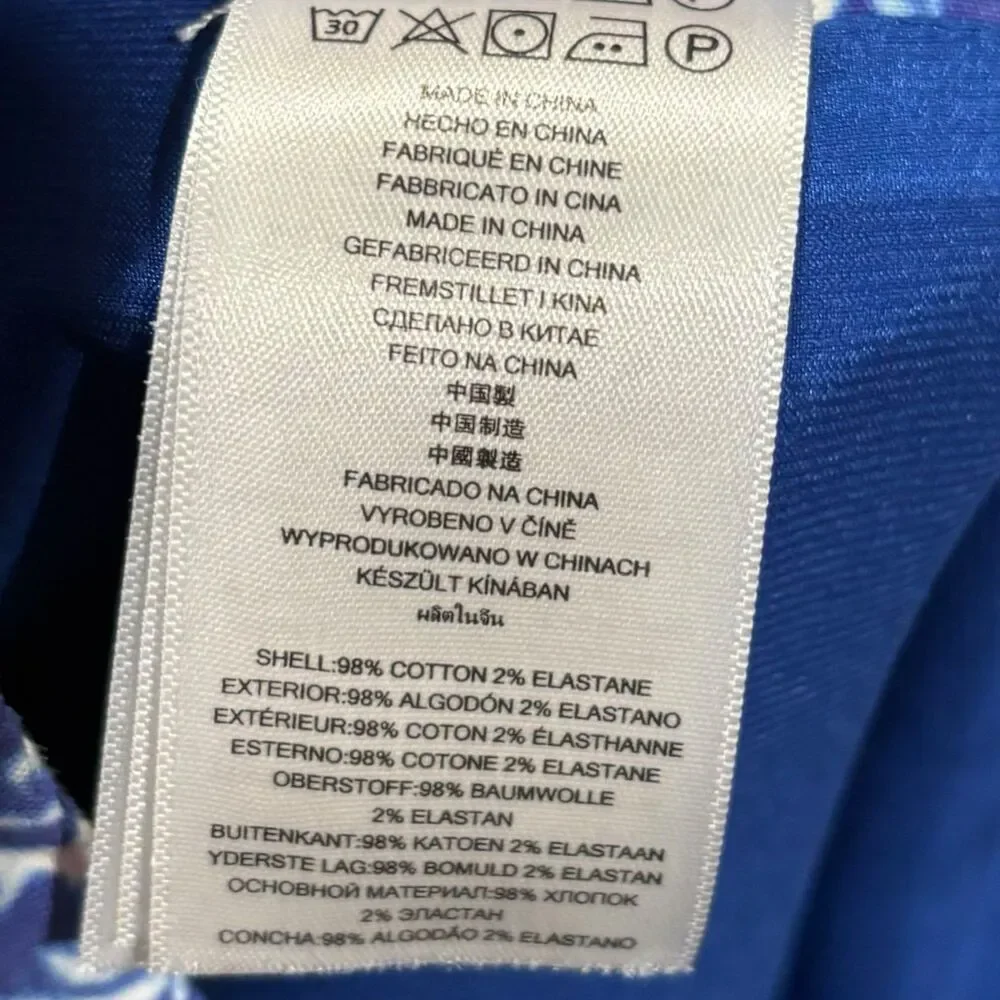 Michael Kors Royal Blue Skirt Size 2 Above Knee With Zipper